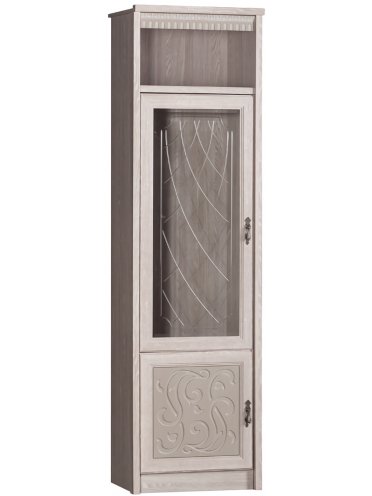 Витрина Лючия №185 дуб оксфорд серый