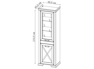 Витрина Марсель REG1W1DL