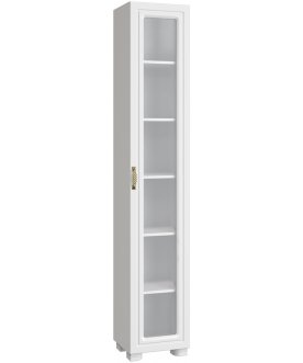 Книжный шкаф Монблан МБ-22К белое дерево