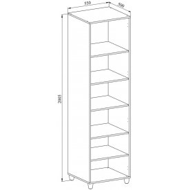 Витрина Соня Премиум СО-13К левая