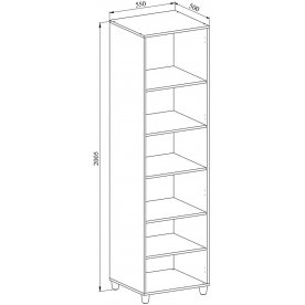 Витрина Соня Премиум СО-13К правая