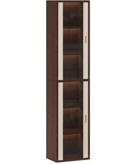 Витрина СУ ш1в2+2ФС венге / карамель