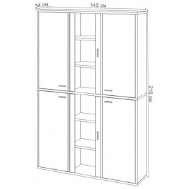 Витрина СУ(ш3в2)+4ФГ+2ФС ШБЕ