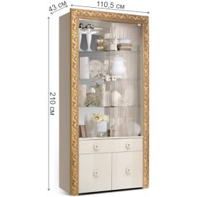 Витрина Тиффани Премиум ТФВ1-2С