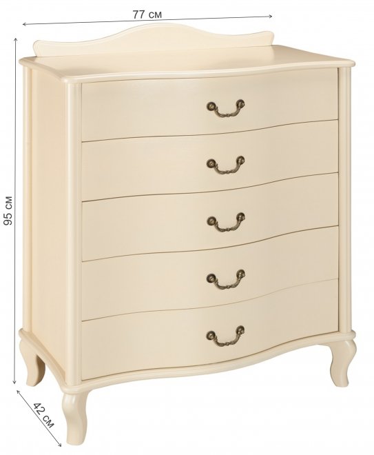 Комод Джульетта дуб шампань