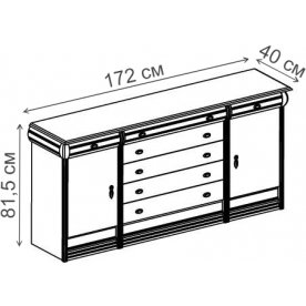 Комод Париж 41