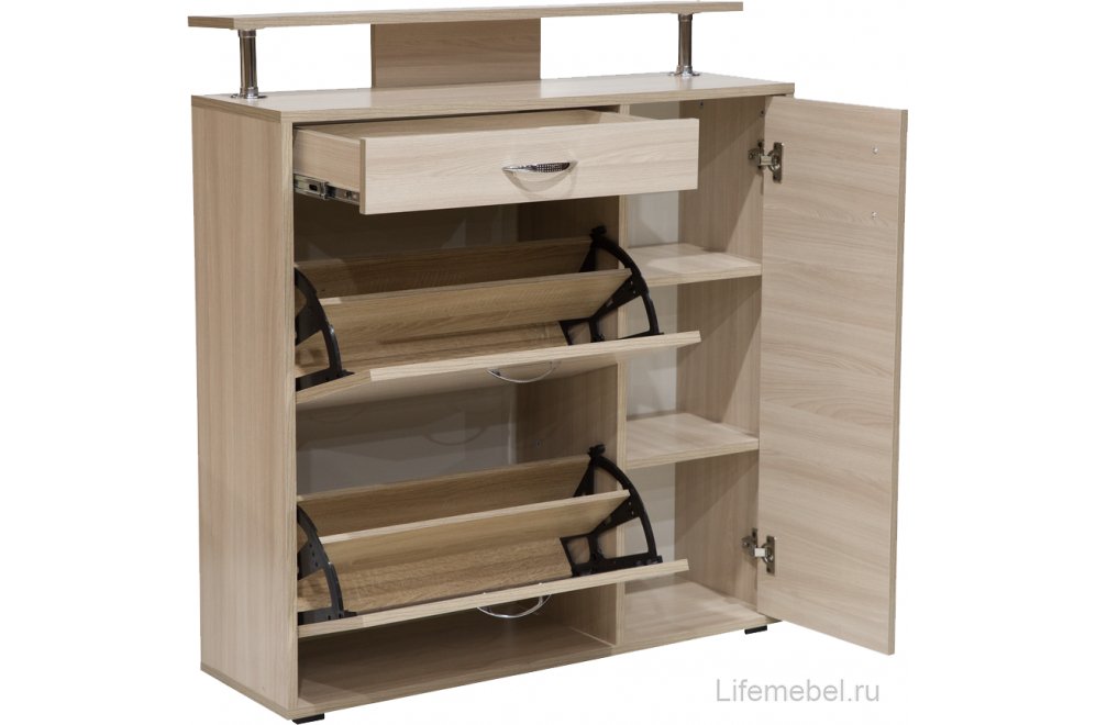 Обувница 38Г ясень шимо светлый