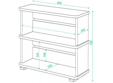 Стеллаж Эланта-25/2