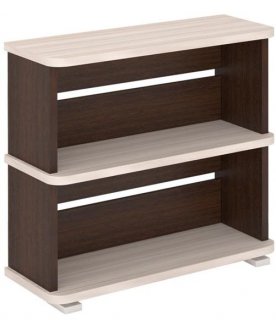 Стеллаж СБ-25/2 карамель / венге