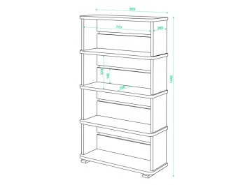 Стеллаж Эланта-25/4