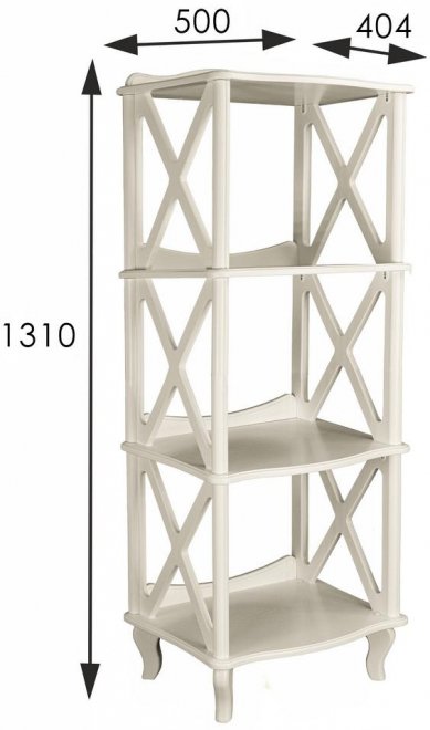 Стеллаж Джульетта 3 дуб шампань