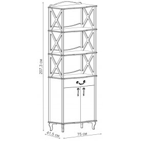 Стеллаж Leset Джульетта-3