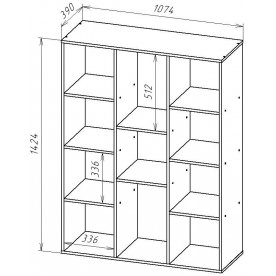 Стеллаж СТ143