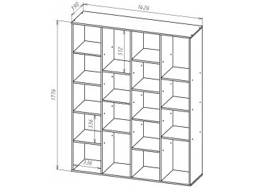 Стеллаж СТ174
