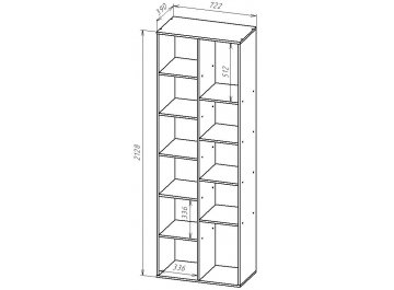 Стеллаж СТ212