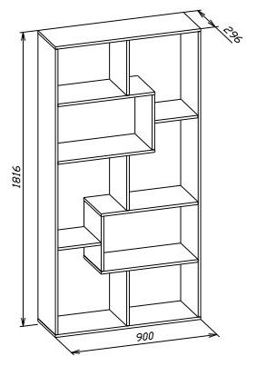 Стеллаж СТ-4 венге
