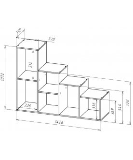 Стеллаж СТ-Л104