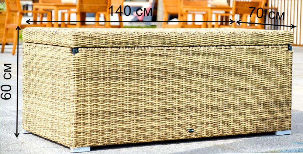 Сундук Рочер соломенный