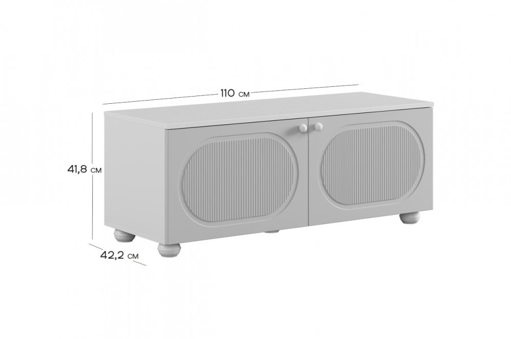 Тумба Милана белое дерево / сакура