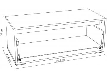 Тумба Snow Wood НМ 011.86-01