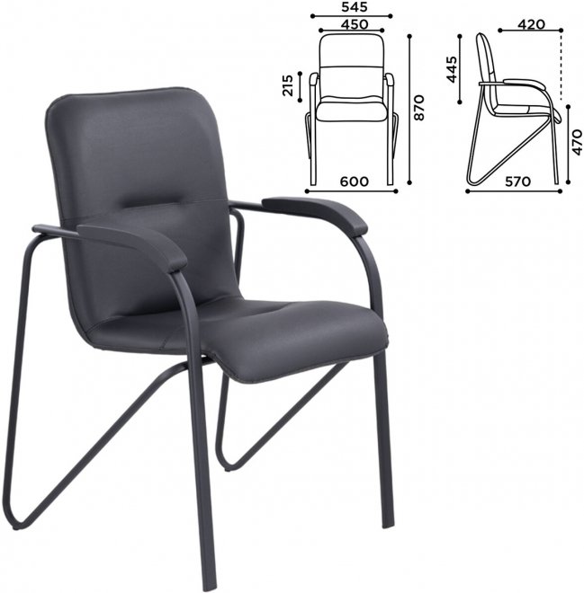 Офисный стул CF-107 черный