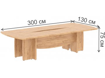 Стол для переговоров SkyLand BORN B 122 3000х1300х750