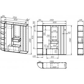Готовая прихожая Мебелайн-7
