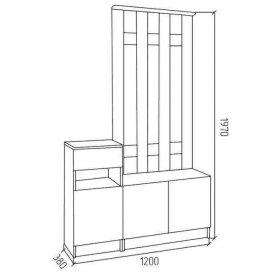 Готовая прихожая СПР1