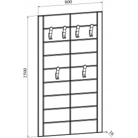 Модульная прихожая Изабель комплектация 2