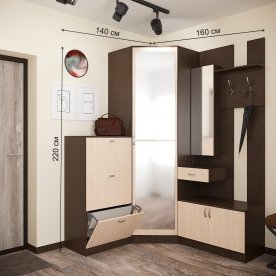 Модульная прихожая Вега комплектация 12