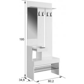 Модульная прихожая Баско К5 комплектация 5