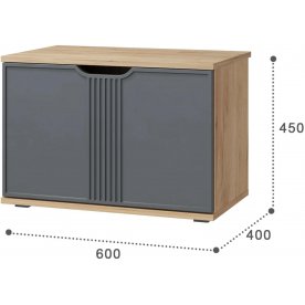 Модульная прихожая Эмилия ЭЛ-001 комплектация 1