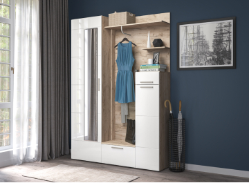 Модульная прихожая Лайн K 002 PW комплектация 1