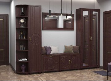 Модульная прихожая Монблан комплектация 2