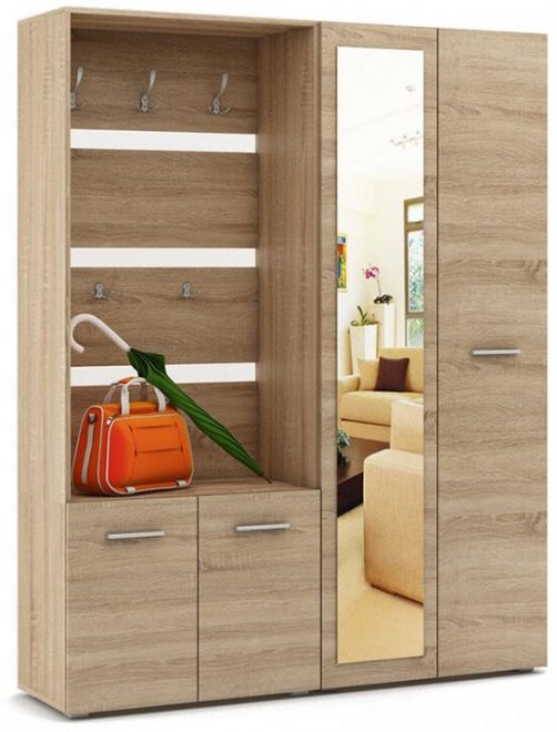 Модульная прихожая Марс-1 дуб сонома