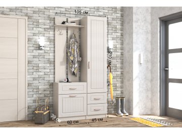 Модульная прихожая Иннэс 6 МДФ