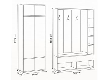Модульная прихожая Роут