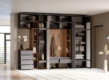 Модульная прихожая Роут комплектация 1