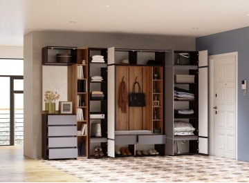 Модульная прихожая Роут комплектация 2