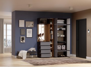 Модульная прихожая Роут комплектация 4