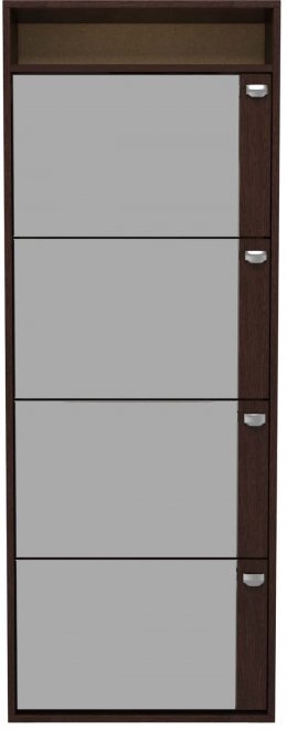 Обувница Эдит 4S венге