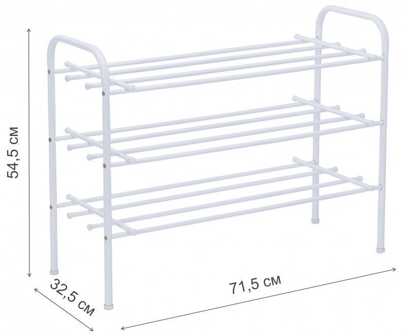Обувница Leset Комо 3 белая