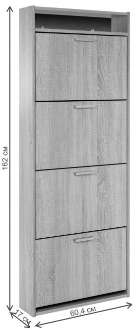 Обувница Leset Пронто 4 дуб сонома