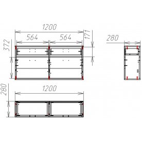 Обувница Мебелайн-19