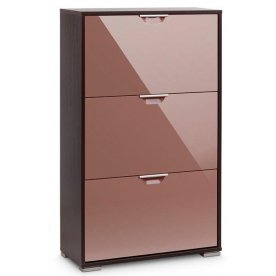 Обувница Мелита 2 венге / капучино