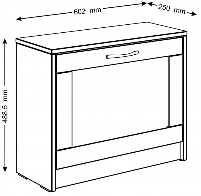Обувница Сириус 60х49 сонома