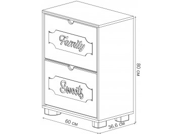Обувница ДримСтар ДС-22