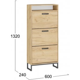 Обувница Лофт тип 1