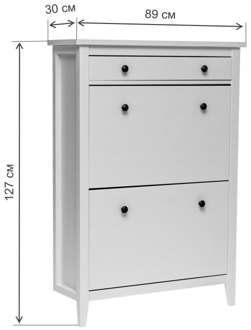 Обувница Leset Мира 03 черный