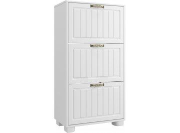 Тумба для обуви Монблан МБ-34К белое дерево